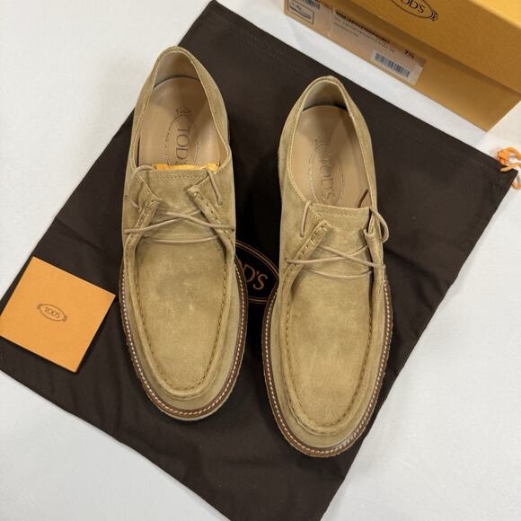 Tod’s Tan Suede Desert Boots Size 7.5UK/9US Brand New In Box MSRP $925 main image 4